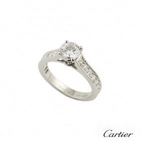 Cartier 1895 Diamond Ring in Platinum 0.71ct F/VS1 H4201348